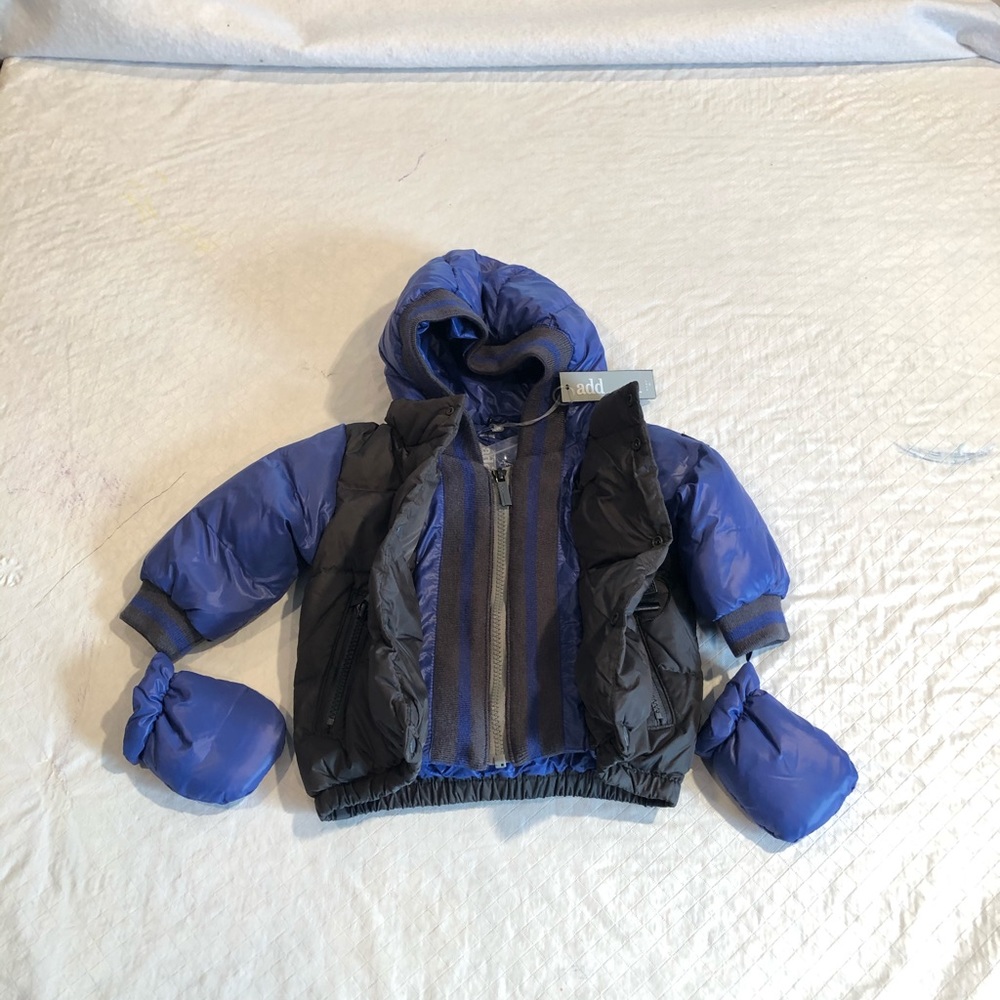 ADD DOWN**Baby Boy extra Warm Down Coat*6 Mo. $228